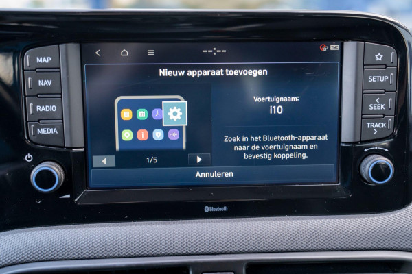 Hyundai i10 1.0 Trend 5-zits|Prijs rijklaar incl. 12 mnd garantie|Carplay stoel en stuurverwarming camera DAB parkeersensor achter