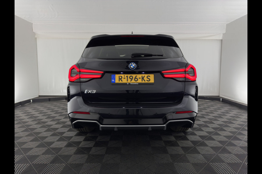 BMW iX3 Executive 80 kWh M-Sportpack [ 3-Fase ] (INCL-BTW) Aut. *PANO | FULL-LEATHER | ADAPTIVE-CRUISE | FULL-LED | BLIND-SPOT | DIGI-COCKPIT | HEATED-COMFORTSEATS | CAMERA | DAB+ | NAVI-FULLMAP | 19''ALU*