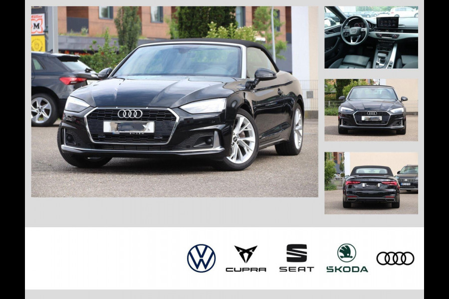 Audi A5 Cabriolet 40 Tfsi S-Tronic (150kW/204pk) ** MATRIX, LEDER, VIRTUAL, NEKVERW, 18-inch LMV, ADAPT. CRUISE ** 1e EIG - € 26.250,= onder NP ** ** INFORMEER OOK NAAR ONZE AANTREKKELIJKE FINANCIAL-LEASE TARIEVEN **