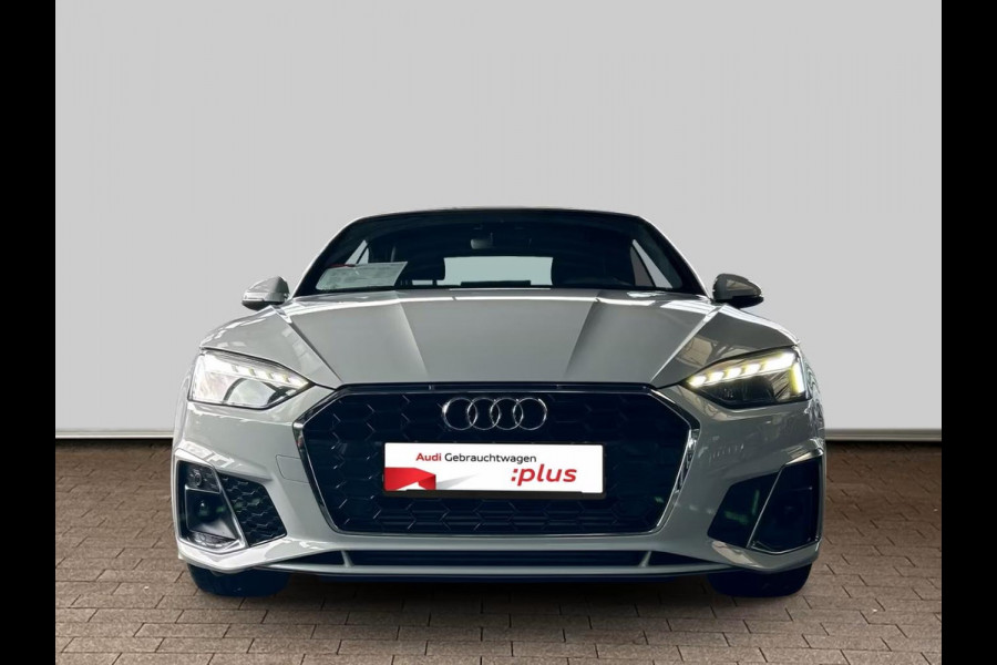 Audi A5 Cabriolet 40 TFSI S-LINE ** MATRIX, NAVI+, LEDER, TREKH, NEKVERW, 19-inch LMV, VIRTUAL ** 1e EIG - UNFALLFREI - € 31.000,= onder NP ** ** INFORMEER OOK NAAR ONZE AANTREKKELIJKE FINANCIAL-LEASE TARIEVEN **