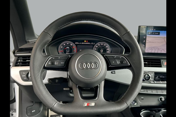 Audi A5 Cabriolet 40 TFSI S-LINE ** MATRIX, NAVI+, LEDER, TREKH, NEKVERW, 19-inch LMV, VIRTUAL ** 1e EIG - UNFALLFREI - € 31.000,= onder NP ** ** INFORMEER OOK NAAR ONZE AANTREKKELIJKE FINANCIAL-LEASE TARIEVEN **