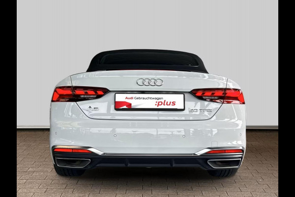 Audi A5 Cabriolet 40 TFSI S-LINE ** MATRIX, NAVI+, LEDER, TREKH, NEKVERW, 19-inch LMV, VIRTUAL ** 1e EIG - UNFALLFREI - € 31.000,= onder NP ** ** INFORMEER OOK NAAR ONZE AANTREKKELIJKE FINANCIAL-LEASE TARIEVEN **