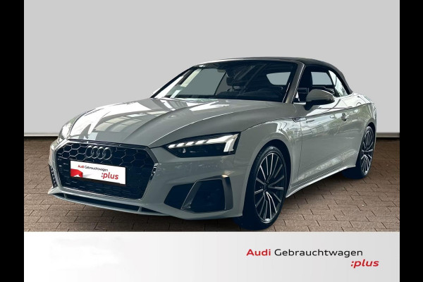Audi A5 Cabriolet 40 TFSI S-LINE ** MATRIX, NAVI+, LEDER, TREKH, NEKVERW, 19-inch LMV, VIRTUAL ** 1e EIG - UNFALLFREI - € 31.000,= onder NP ** ** INFORMEER OOK NAAR ONZE AANTREKKELIJKE FINANCIAL-LEASE TARIEVEN **