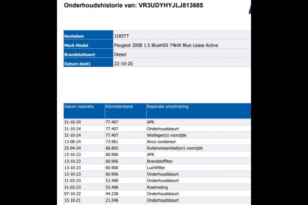 Peugeot 2008 1.5 HDi Blue Active / Trekhaak / Airco-ecc./ Camera / Navigatie / Radio multimedia / Apk 12-26