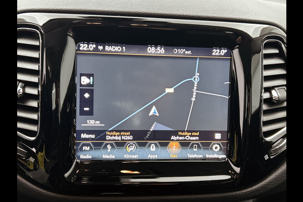 Jeep Compass 1.4 MultiAir Night Eagle(NL-auto, Goed OnderH, Navi, Camera, Parkeersensoren, Leer, Cruise Con, Climate Con, Etc)