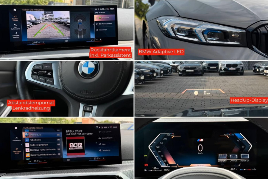 BMW 3 Serie 320d xDrive M-SPORT ** LED, NAVI+, HALF-LEDER, HuD, ACC, 19-inch LMV, DRAVIT GRAU ** 1e EIG - UNFALLFREI - BMW GAR ** ** INFORMEER OOK NAAR ONZE AANTREKKELIJKE FINANCIAL-LEASE TARIEVEN **