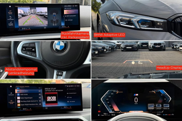 BMW 3 Serie 320d xDrive M-SPORT ** LED, NAVI+, HALF-LEDER, HuD, ACC, 19-inch LMV, DRAVIT GRAU ** 1e EIG - UNFALLFREI - BMW GAR ** ** INFORMEER OOK NAAR ONZE AANTREKKELIJKE FINANCIAL-LEASE TARIEVEN **