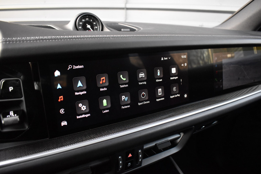 Porsche Cayenne 3.0 E-Hybrid 470pk SportDesign | Pano | Bijrij. Display | Matrix | ACC | 22'' Wielen | Trekhaak | Achterasbest. | Bose |