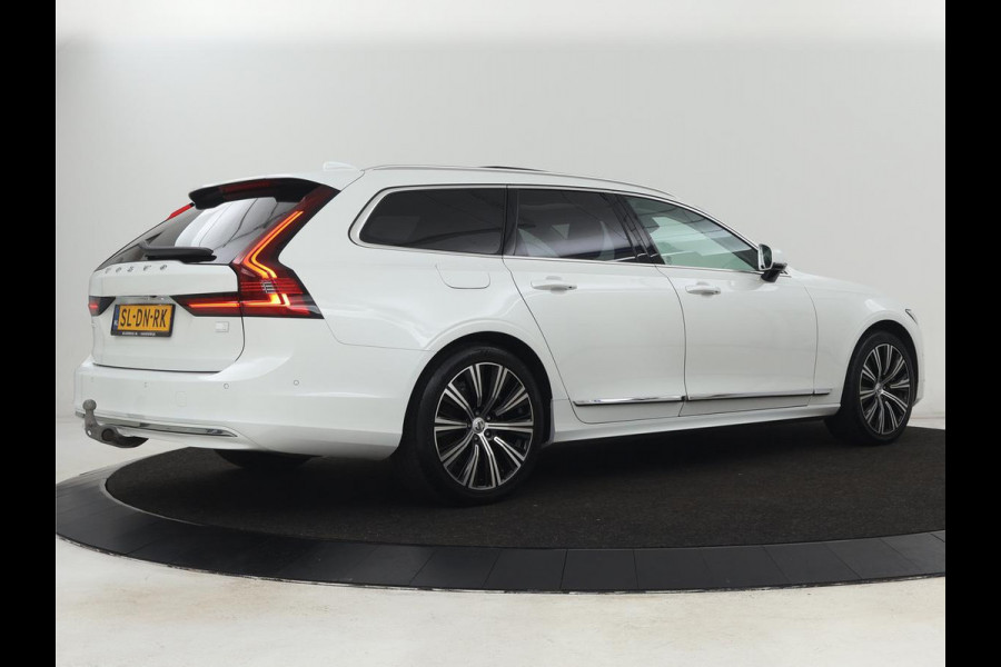 Volvo V90 2.0 T6 AWD Inscription Plug In | Panoramadak | Leder | Stoel & stuurverwarming | Trekhaak | Camera | Adaptive cruise | Carplay | Achterbankverwarming | 19'' | Harman/Kardon | PHEV