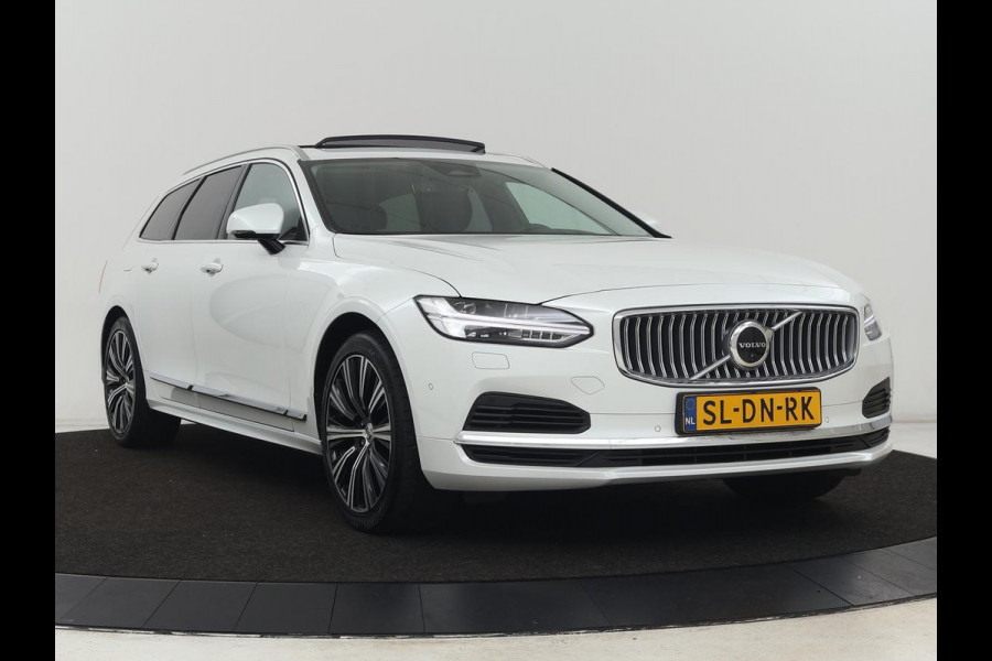 Volvo V90 2.0 T6 AWD Inscription Plug In | Panoramadak | Leder | Stoel & stuurverwarming | Trekhaak | Camera | Adaptive cruise | Carplay | Achterbankverwarming | 19'' | Harman/Kardon | PHEV