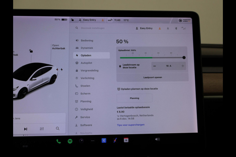 Tesla Model 3 60 kWh RWD *BTW* + LEDER | AUTOPILOT | PANORAMA | 3 CAMERA'S | PRIVACY GLASS