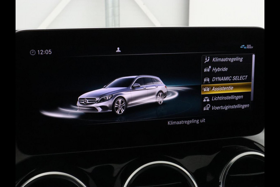 Mercedes-Benz C-Klasse 300e AMG Night | Adaptive cruise | Stoelverwarming | Carplay | Leder/Alcantara | Camera | Burmester Surround | Navigatie | Sfeerverlichting | Digital Cockpit | PHEV | Plug In