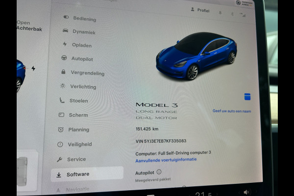 Tesla Model 3 Long Range AWD 75 kWh 88% SOH Trekhaak (fiets) Rijklaarprijs!