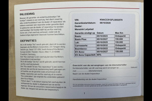 Kia e-Niro ExecutiveLine 64 kWh|3-FASE|LEDER|MEMORY|JBL|ACC|CARPLAY|CAMERA|STUURVERW|STOELVERW+VENT V+A|IN.BTW|1e EIG|NL-AUTO|NAP|
