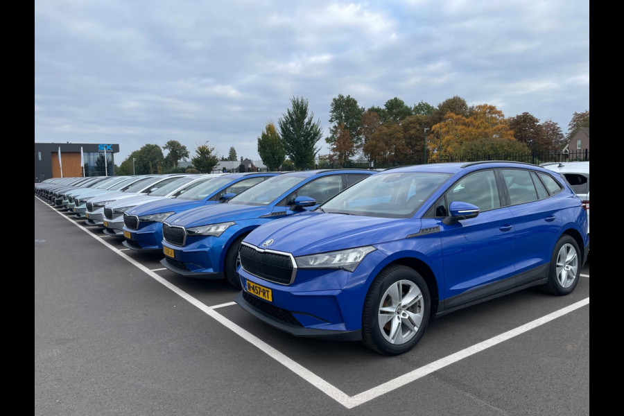Škoda ENYAQ iV 80|GROTE ACCU|93%SOH|PANO|LEDER|ANDROID/APPLE CARPLAY|CAMERA|NAVI|STOEL+STUURVERWARMING|NL-AUTO|NAP|1e EIG|IN.BTW|