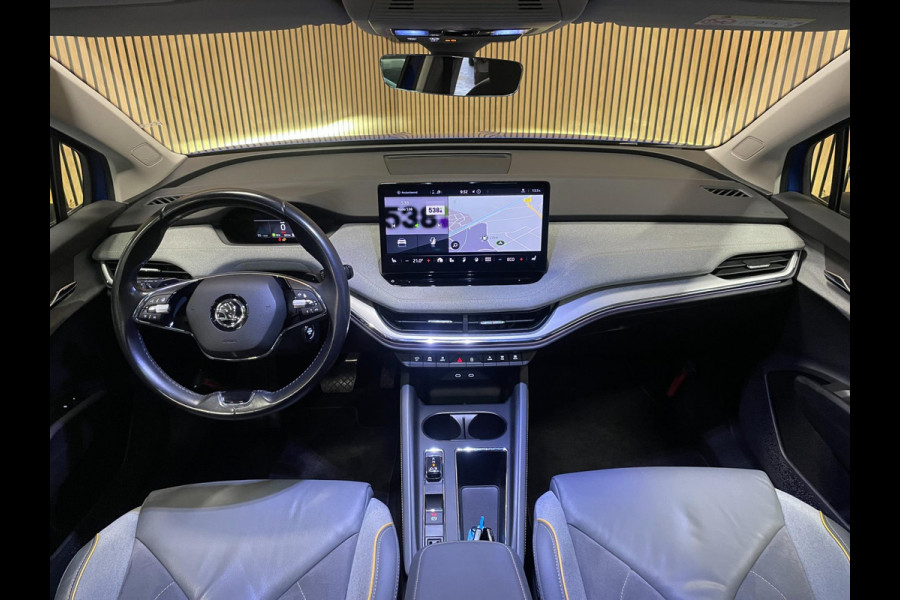 Škoda ENYAQ iV 80|GROTE ACCU|93%SOH|PANO|LEDER|ANDROID/APPLE CARPLAY|CAMERA|NAVI|STOEL+STUURVERWARMING|NL-AUTO|NAP|1e EIG|IN.BTW|