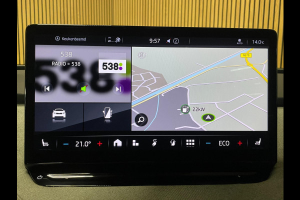 Škoda ENYAQ iV 80|GROTE ACCU|93%SOH|PANO|LEDER|ANDROID/APPLE CARPLAY|CAMERA|NAVI|STOEL+STUURVERWARMING|NL-AUTO|NAP|1e EIG|IN.BTW|