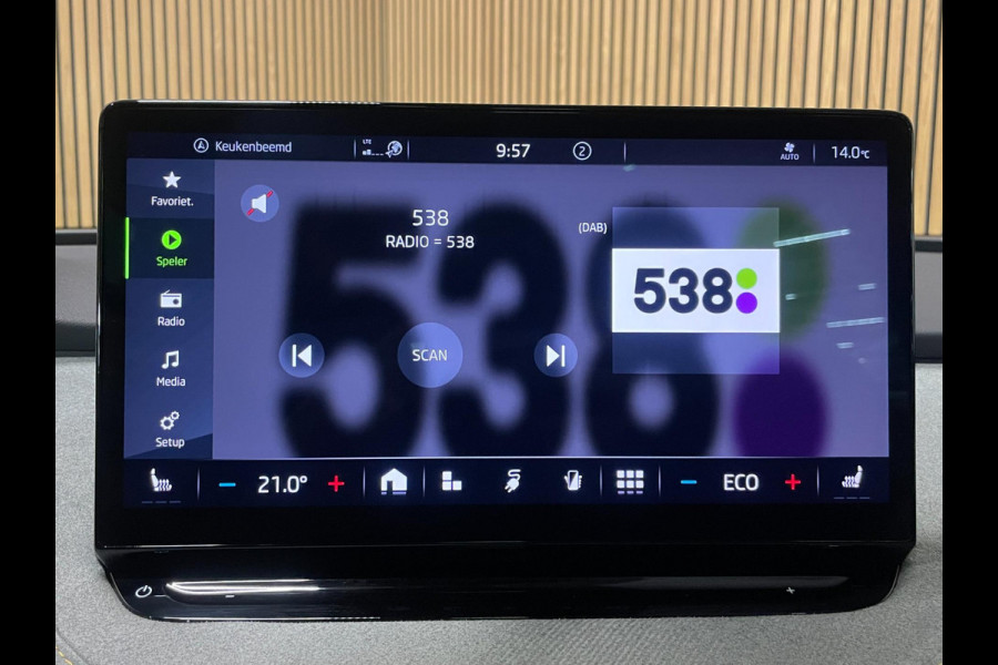 Škoda ENYAQ iV 80|GROTE ACCU|93%SOH|PANO|LEDER|ANDROID/APPLE CARPLAY|CAMERA|NAVI|STOEL+STUURVERWARMING|NL-AUTO|NAP|1e EIG|IN.BTW|