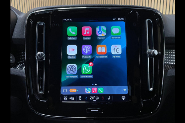 Volvo XC40 Recharge P8 AWD R-Design|90%SOH|TREKHAAK|1/2 LEDER|STOEL+STUURVERWARMING|ACC|CARPLAY|CLIMA+CRUISE|NL|NAP|IN.BTW|1e EIG|