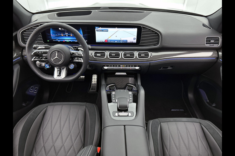 Mercedes-Benz GLE AMG 53 Hybrid 4MATIC+ Night Edition Premium Plus | Sierdelen AMG carbon | Trekhaak | AMG Nappaleder Exclusief STYLE | Stoelverwarming achter | 22 inch AMG velgen | Treeplanken | Rijassistentiepakket | Stoelventilatie voor |