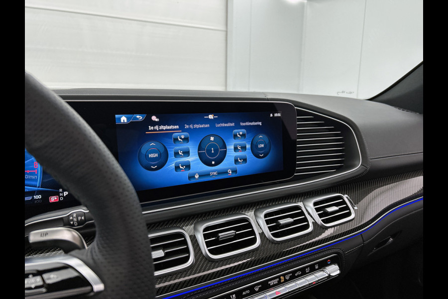 Mercedes-Benz GLE AMG 53 Hybrid 4MATIC+ Night Edition Premium Plus | Sierdelen AMG carbon | Trekhaak | AMG Nappaleder Exclusief STYLE | Stoelverwarming achter | 22 inch AMG velgen | Treeplanken | Rijassistentiepakket | Stoelventilatie voor |