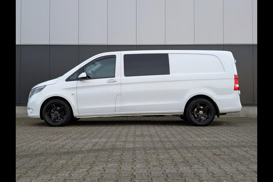 Mercedes-Benz Vito 114 L3 DUBBELE CABINE AUTOMAAT CHIPTUNE CLIMATE CRUISE TREKHAAK