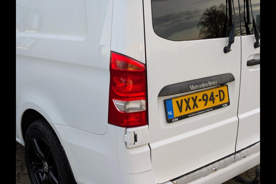Mercedes-Benz Vito 114 L3 DUBBELE CABINE AUTOMAAT CHIPTUNE CLIMATE CRUISE TREKHAAK