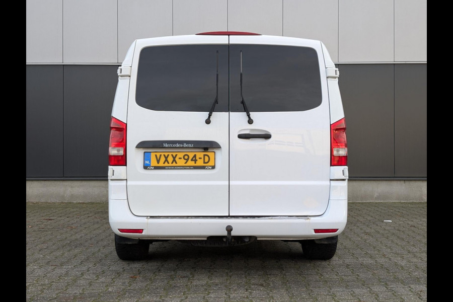 Mercedes-Benz Vito 114 L3 DUBBELE CABINE AUTOMAAT CHIPTUNE CLIMATE CRUISE TREKHAAK