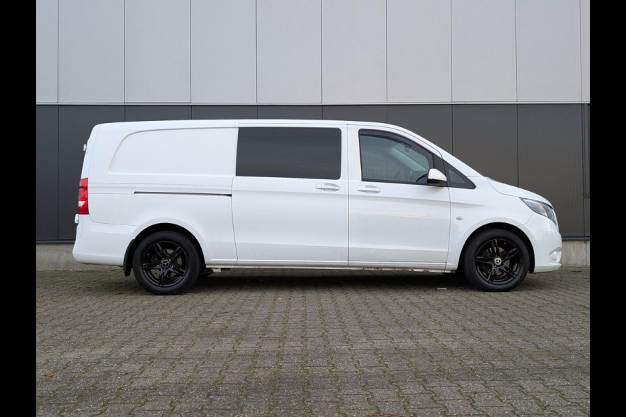 Mercedes-Benz Vito 114 L3 DUBBELE CABINE AUTOMAAT CHIPTUNE CLIMATE CRUISE TREKHAAK