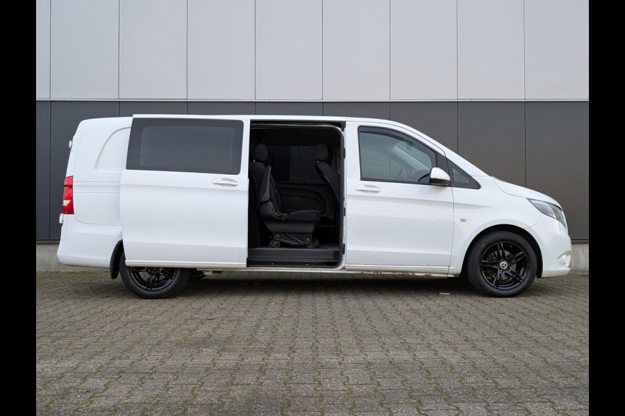 Mercedes-Benz Vito 114 L3 DUBBELE CABINE AUTOMAAT CHIPTUNE CLIMATE CRUISE TREKHAAK