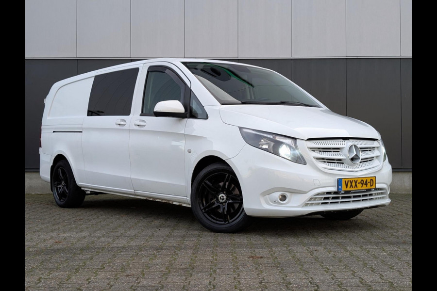 Mercedes-Benz Vito 114 L3 DUBBELE CABINE AUTOMAAT CHIPTUNE CLIMATE CRUISE TREKHAAK