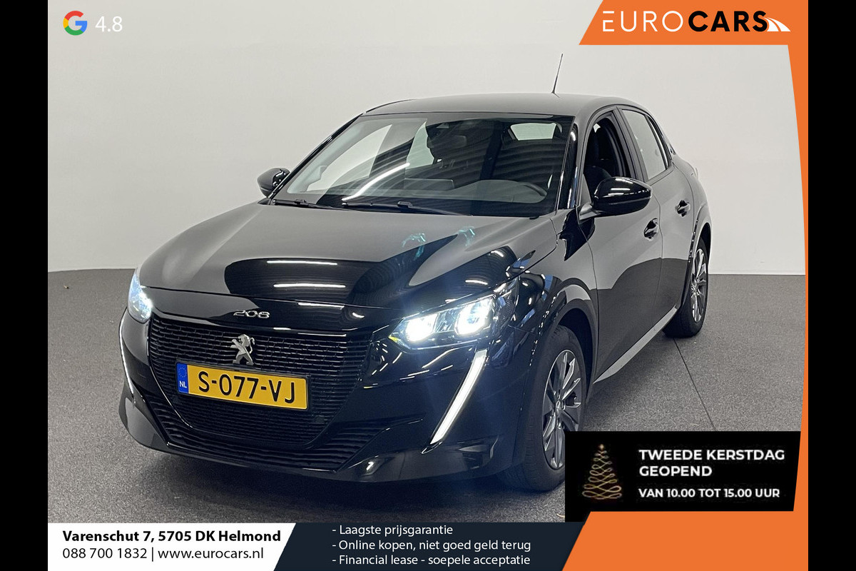 Peugeot e-208 EV Active Pack 50 kWh SOH 95% Navigatie Apple Carplay/Android Auto Parkeersensoren achter Cruise Control Full Led Climate Control Lichtmetalen velgen