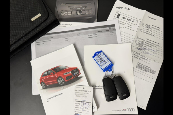 Audi Q3 1.4 TFSI CoD Sport Pro Line S Zwarte hemel Climate control Cruise Navi Keyless entry Bi-Xenon Parkeersensoren V/A