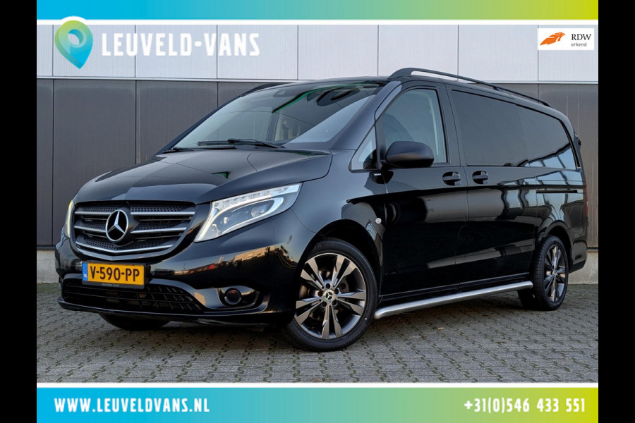 Mercedes-Benz Vito 116CDI LANG DUBBELE CABINE AUTOMAAT LED 2X SCHUIFDEUREN CRUISE CLIMATE CONTROL PDC CAMERA TREKHAAK