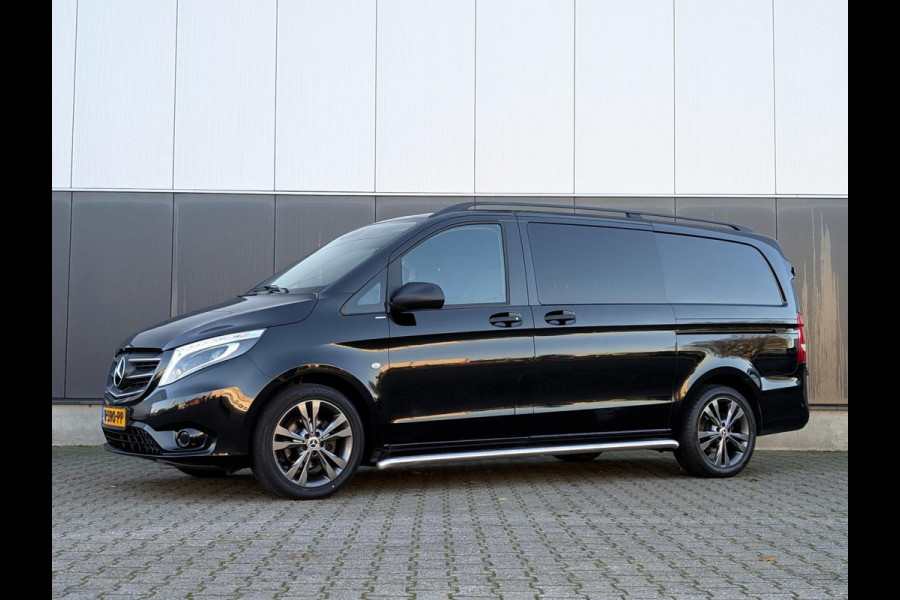 Mercedes-Benz Vito 116CDI LANG DUBBELE CABINE AUTOMAAT LED 2X SCHUIFDEUREN CRUISE CLIMATE CONTROL PDC CAMERA TREKHAAK