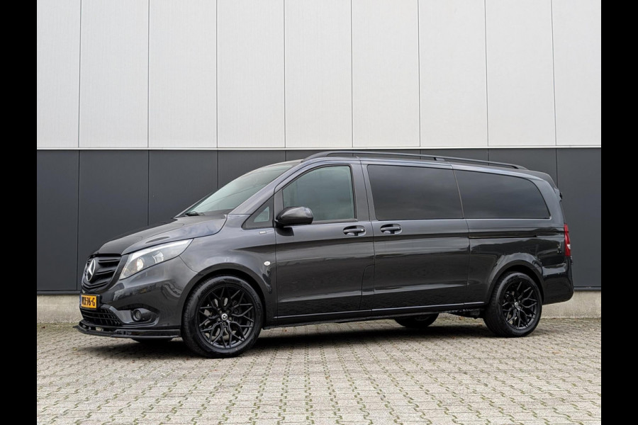 Mercedes-Benz Vito 119CDI AUTOMAAT DUBBELE CABINE 2X SCHUIFDEUR LANG LEDER PDC CRUISE CLIMATE CONTROL STOELVERWARMING