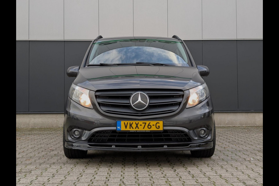 Mercedes-Benz Vito 119CDI AUTOMAAT DUBBELE CABINE 2X SCHUIFDEUR LANG LEDER PDC CRUISE CLIMATE CONTROL STOELVERWARMING