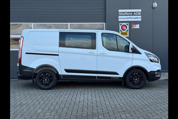Ford Transit Custom 2.0 TDCI 130pk L1H1 DC Trail | Trekhaak | Navi | Leder | Camera | Winterpack | CarPlay | DAB | 16 inch | 6pers