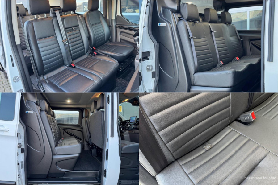 Ford Transit Custom 2.0 TDCI 130pk L1H1 DC Trail | Trekhaak | Navi | Leder | Camera | Winterpack | CarPlay | DAB | 16 inch | 6pers