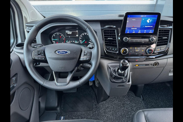 Ford Transit Custom 2.0 TDCI 130pk L1H1 DC Trail | Trekhaak | Navi | Leder | Camera | Winterpack | CarPlay | DAB | 16 inch | 6pers