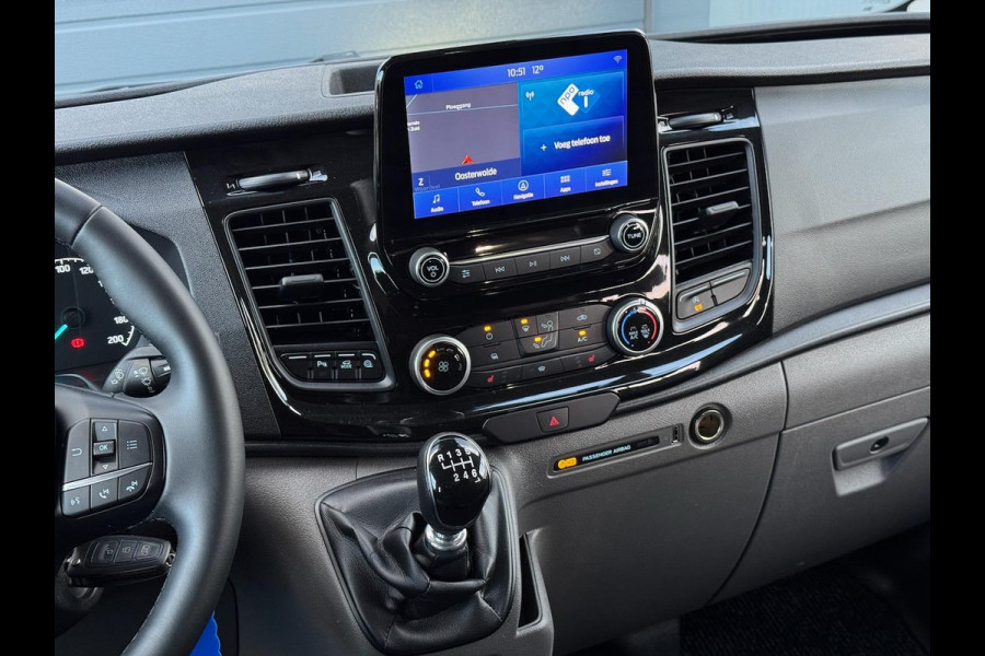 Ford Transit Custom 2.0 TDCI 130pk L1H1 DC Trail | Trekhaak | Navi | Leder | Camera | Winterpack | CarPlay | DAB | 16 inch | 6pers
