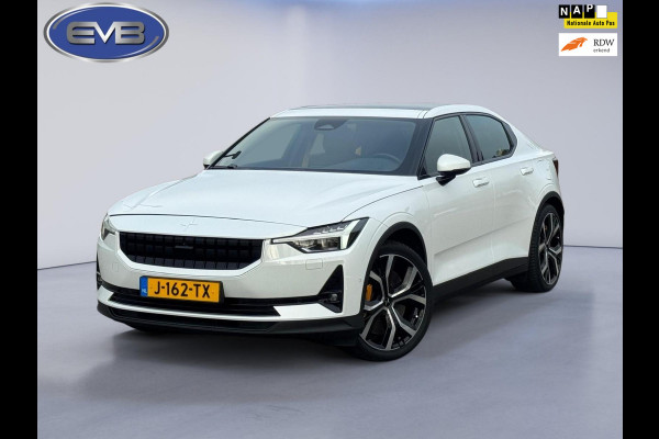 Polestar 2 Long Range Dual Motor 407 pk Launch Edition 78kWh PERFORMANCE, panodak, elect. trekhaak, parelmoer, 1 e eigenaar, nap