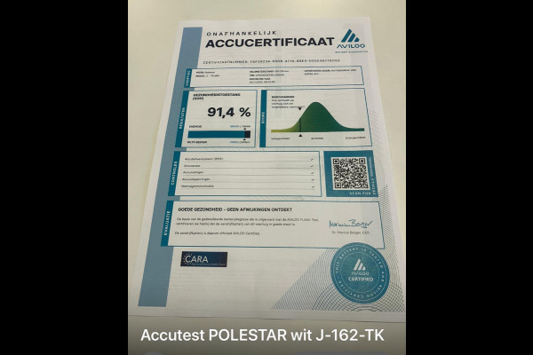 Polestar 2 Long Range Dual Motor 407 pk Launch Edition 78kWh PERFORMANCE, panodak, elect. trekhaak, parelmoer, 1 e eigenaar, nap