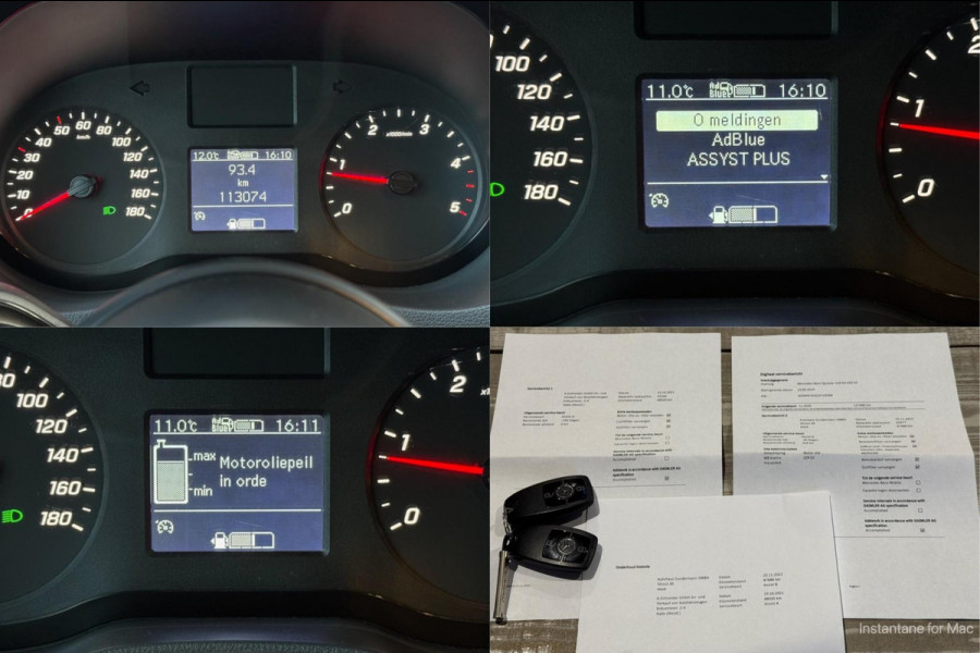 Mercedes-Benz Sprinter 316 2.2 CDI 163pk L3H2 | MBUX Navi | Camera | Laadruim hout 4.32 meter | Bluetooth | Cruise | Airco | L4H3
