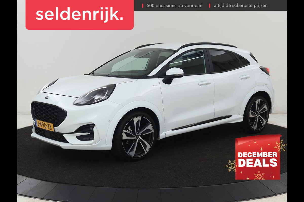 Ford Puma 1.0 EcoBoost Hybrid ST-Line X | Adaptive cruise | Camera | Half leder | B&O Sound | Carplay | Navigatie | Digital Cockpit | Full LED | Dodehoek detectie | Climate control | Bluetooth