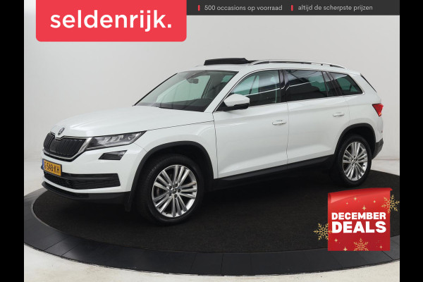 Škoda Kodiaq 1.5 TSI Limited Business Edition 7-persoons | Panoramadak | Adaptive cruise | Trekhaak | Stoelverwarming | Leder/Alcantara | Canton Sound | Keyless | Camera | Carplay | 19'' | Navigatie