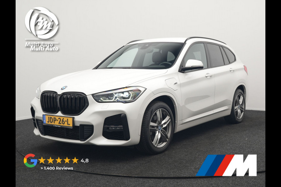 BMW X1 xDrive25e M Sport Plug In Hybrid 222pk Dealer O.H PHEV | Trekhaak Afneembaar | Cruise Control | Lederen Sportstoelen Verwarmd | Bluetooth | Sfeerverlichting | Sportstuur Leder | Navigatie | DAB | 18" LM |