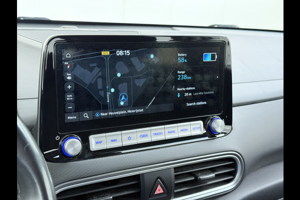 Hyundai Kona EV 64kWh Warmtepomp Adap.Cruise Navi Ecc Camera Pdc Trekhaak Krell®-Audio Apple Carplay Android Auto Comfort SOH 100% Lane Assist DAB Led Lmv 17" Regen-Lichtsensor Keyless 1e Eigenaar Origineel Nederlandse Auto