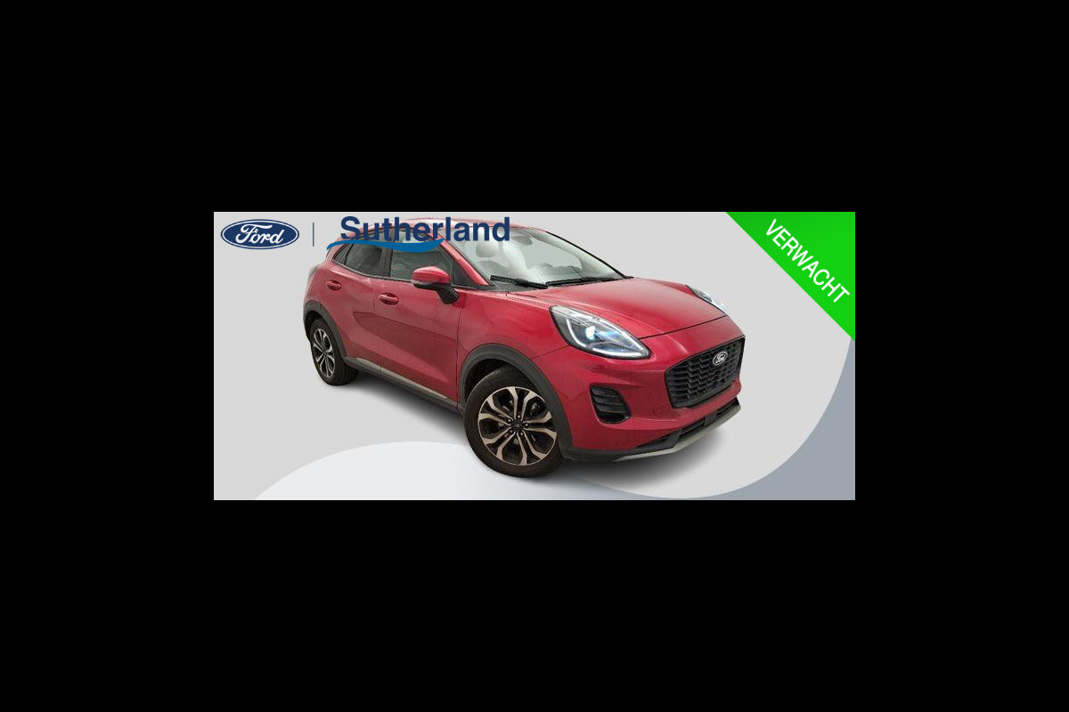 Ford Puma 1.0 EcoBoost Hybrid Titanium 125pk | SYNC 4 Navigatie | Winterpack | Reserve Wiel | Achteruitrijcamera