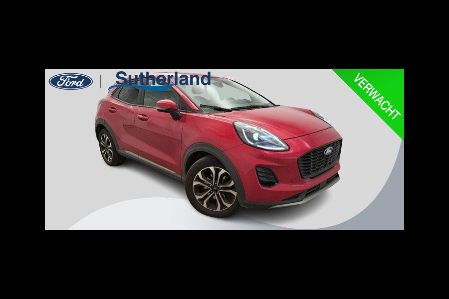 Ford Puma 1.0 EcoBoost Hybrid Titanium 125pk | SYNC 4 Navigatie | Winterpack | Reserve Wiel | Achteruitrijcamera